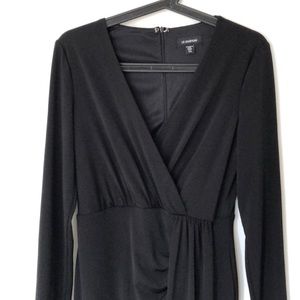 Women’s black dress.